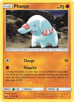 Phanpy 72/168 Tempête Céleste