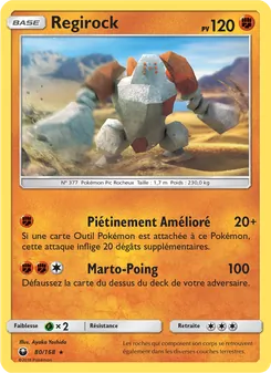 Regirock 80/168 Tempête Céleste