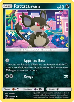 Rattata d’Alola 84/168 Tempête Céleste
