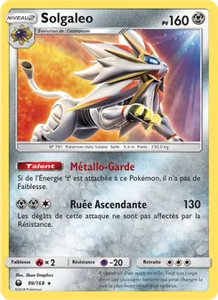 Solgaleo 99/168 Tempête Céleste