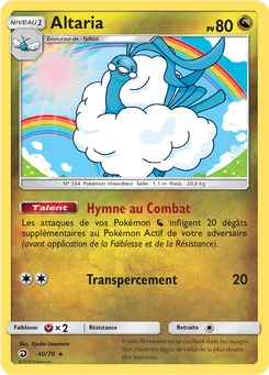 Altaria 40/70 Majesté Des Dragons
