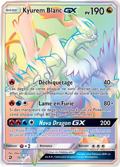 Kyurem Blanc GX 74/70 Majesté Des Dragons