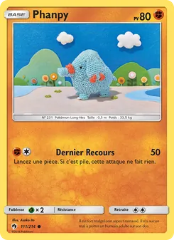 Phanpy 111/214 Tonnerre Perdu