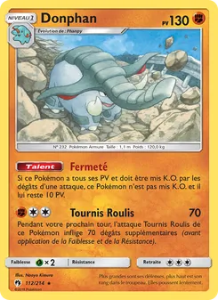 Donphan 112/214 Tonnerre Perdu