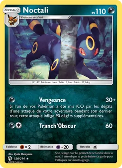 Noctali 120/214 Tonnerre Perdu