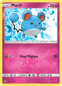 Marill 135/214 Tonnerre Perdu
