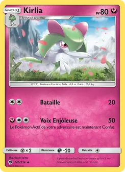 Kirlia 140/214 Tonnerre Perdu