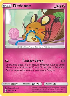 Dedenne 142/214 Tonnerre Perdu