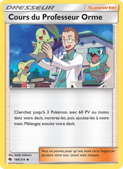 Cours du Professeur Orme 188/214 Tonnerre Perdu