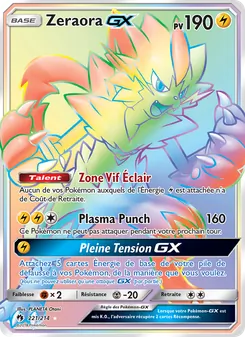 Zeraora GX 221/214 Tonnerre Perdu