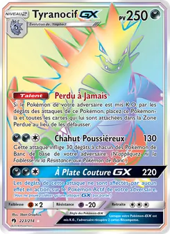 Tyranocif GX 223/214 Tonnerre Perdu