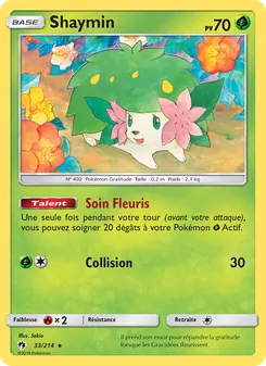 Shaymin 33/214 Tonnerre Perdu