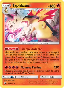 Typhlosion 42/214 Tonnerre Perdu