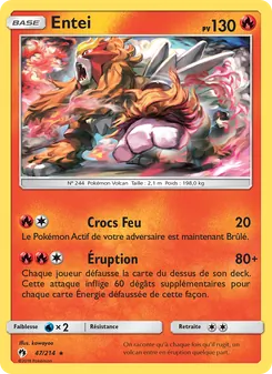 Entei 47/214 Tonnerre Perdu