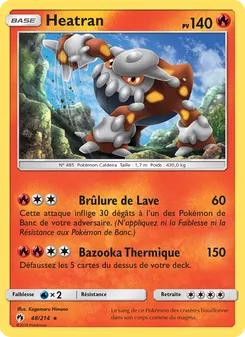 Heatran 48/214 Tonnerre Perdu