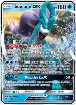 Suicune GX 60/214 Tonnerre Perdu