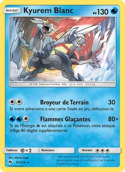 Kyurem Blanc 63/214 Tonnerre Perdu