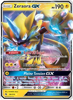 Zeraora GX 86/214 Tonnerre Perdu