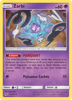 Zarbi 92/214 Tonnerre Perdu