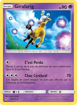 Girafarig 94/214 Tonnerre Perdu