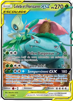 Celebi et Florizarre GX 1/181 Duo de Choc