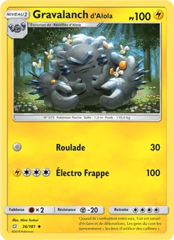 Gravalanch d’Alola 36/181 Duo de Choc