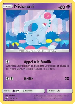Nidoran♀ 54/181 Duo de Choc