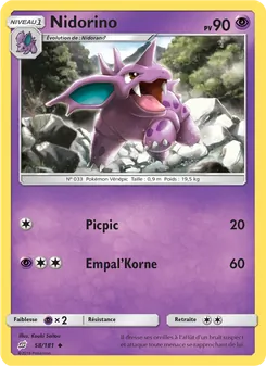 Nidorino 58/181 Duo de Choc