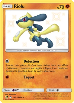 Riolu SV21 Destinées Occultes Coffre Étincelant