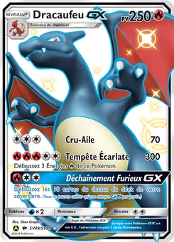 Dracaufeu-GX SV49 Destinées Occultes Coffre Étincelant