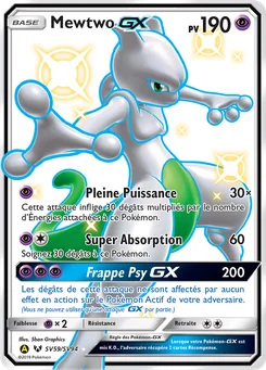 Mewtwo-GX SV59 Destinées Occultes Coffre Étincelant