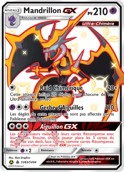 Mandrillon-GX SV63 Destinées Occultes Coffre Étincelant