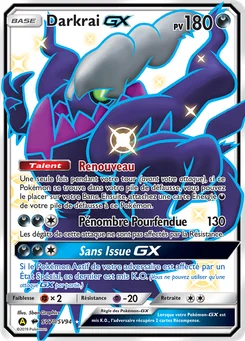 Darkrai-GX SV70 Destinées Occultes Coffre Étincelant