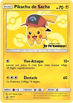 Pikachu de Sacha SM111 Promo SM