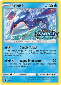 Kyogre SM129 Promo SM