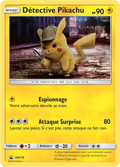 Détective Pikachu SM170 Promo SM