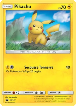 Pikachu SM183 Promo SM