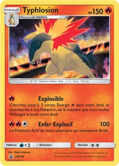 Typhlosion SM185 Promo SM