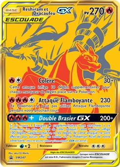 Reshiram et Dracaufeu GX SM247 Promo SM