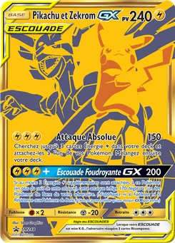 Pikachu et Zekrom GX SM248 Promo SM