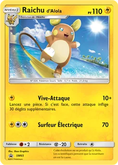 Raichu d’Alola SM65 Promo SM