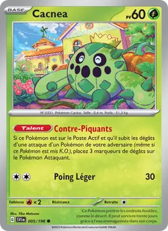 Cacnea 005/198 Écarlate et Violet