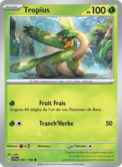 Tropius 007/198 Écarlate et Violet