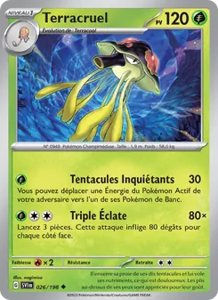 Terracruel 026/198 Écarlate et Violet