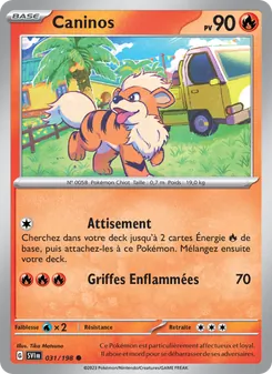 Caninos 031/198 Écarlate et Violet