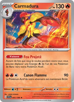 Carmadura 041/198 Écarlate et Violet