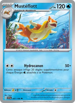 Mustéflott 047/198 Écarlate et Violet