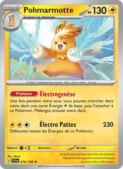 Pohmarmotte 076/198 Écarlate et Violet