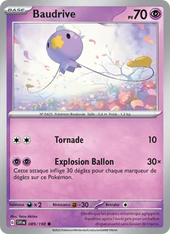 Baudrive 089/198 Écarlate et Violet