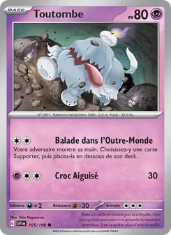 Toutombe 105/198 Écarlate et Violet